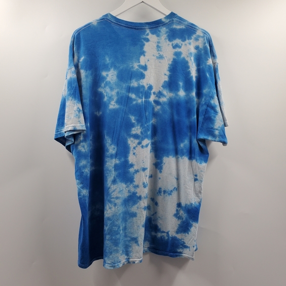 Jimi Hendrix Blue Tie Dye Angel Graphic Band Tee Shirt VTG - Picture 5 of 6